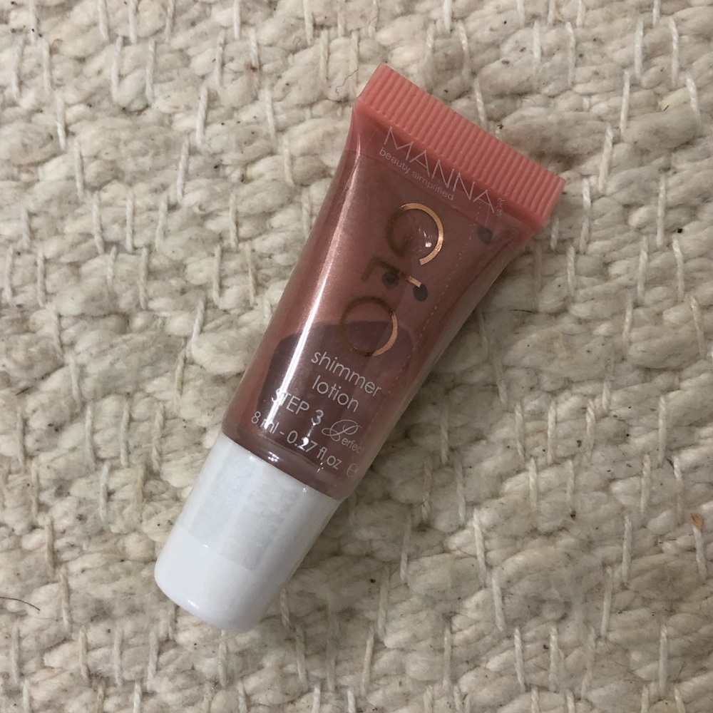 Shimmer lotion